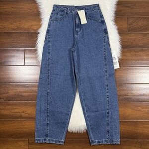 Never Fully Dressed Women's Size 34 / UK 6 / US 2 Studded Barrel Denim Jeans